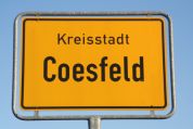 Ortseingangschild Coesfeld
